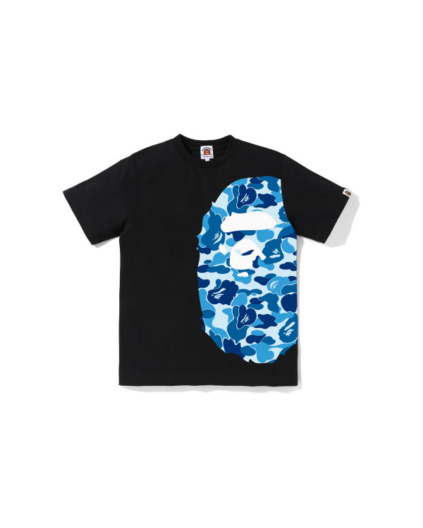 T Shirts Bape ABC Camo Side Big Ape Head Jr Noir Enfant | WVI-49117553