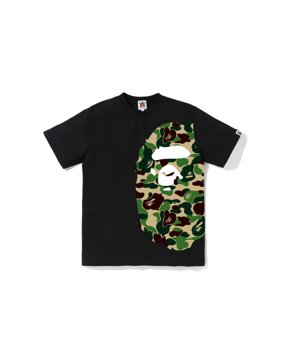 T Shirts Bape ABC Camo Side Big Ape Head Jr Noir Enfant | MIA-20576335