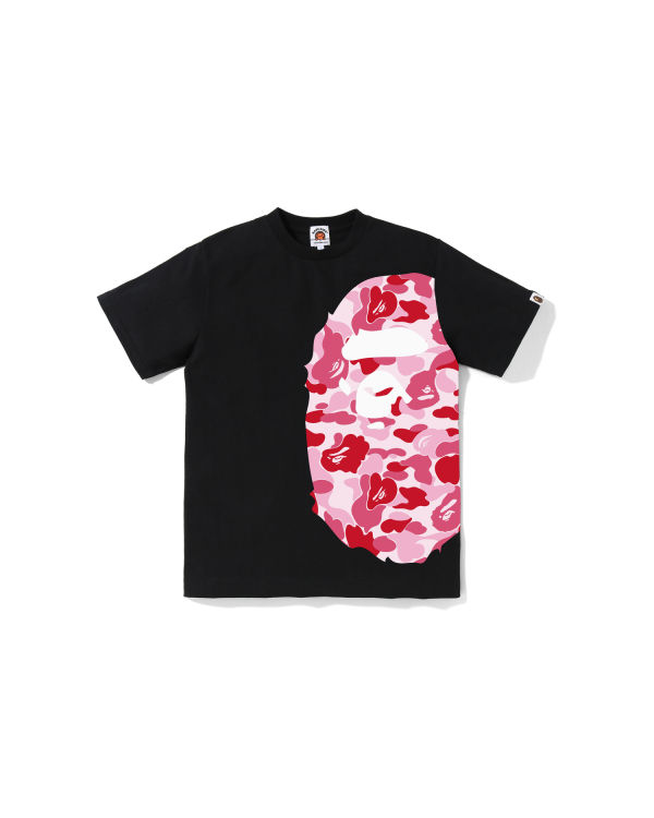 T Shirts Bape ABC Camo Side Big Ape Head Jr Noir Enfant | MWF-89005301