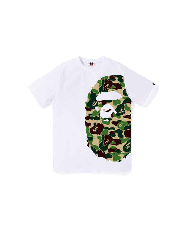 T Shirts Bape ABC Camo Side Big Ape Head Jr Blanche Enfant | IAE-30674970