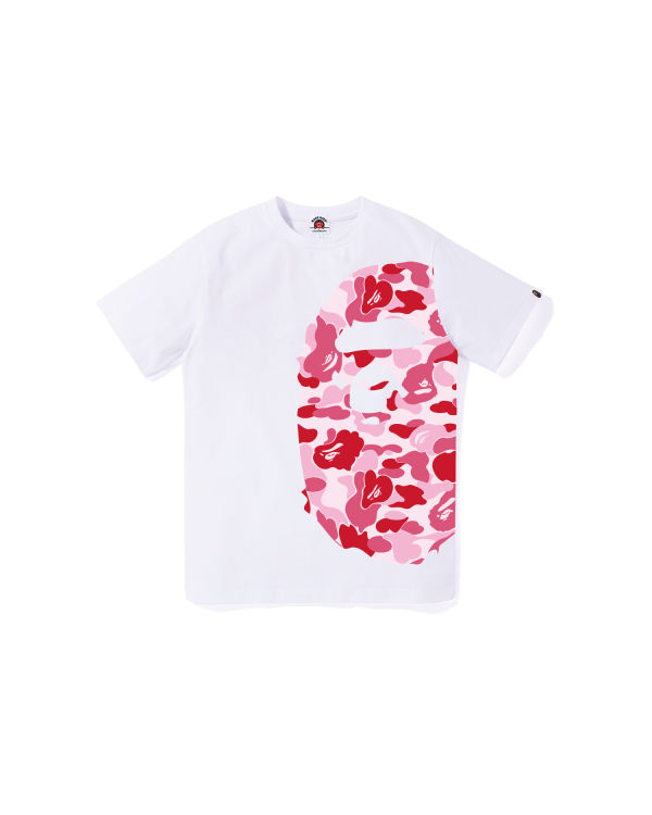 T Shirts Bape ABC Camo Side Big Ape Head Jr Blanche Enfant | FLR-97157758