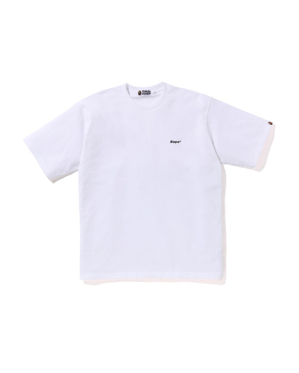 T Shirts Bape One Point Relaxed Fit Blanche Homme | FZG-40958890