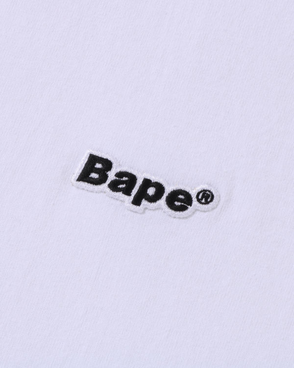 T Shirts Bape One Point Relaxed Fit Blanche Homme | FZG-40958890