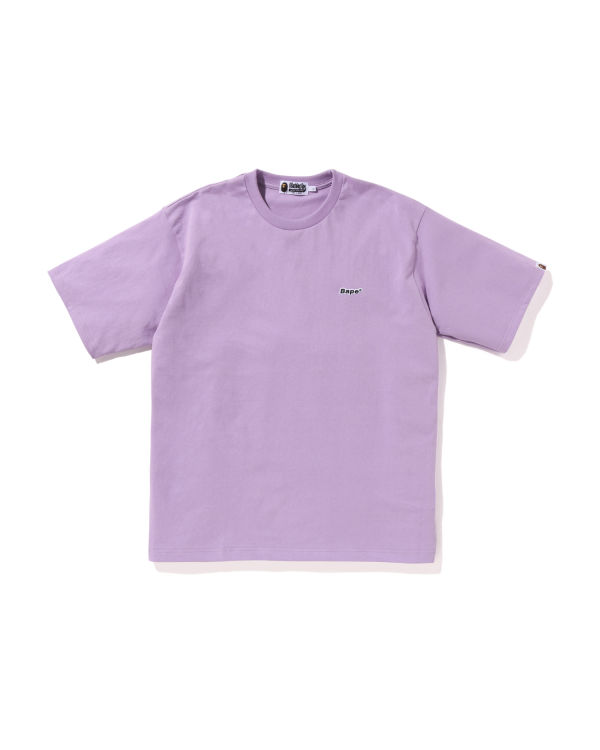 T Shirts Bape One Point Relaxed Fit Violette Homme | ZHL-82015958