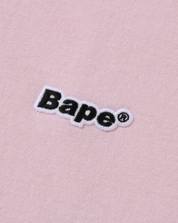 T Shirts Bape One Point Relaxed Fit Rose Homme | UTK-16026674