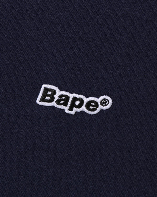 T Shirts Bape One Point Relaxed Fit Bleu Marine Bleu Homme | HII-16892197