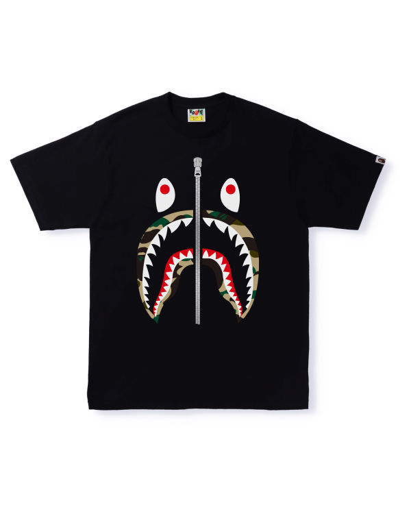 T Shirts Bape 1st Camo Shark Noir Homme | LFJ-91855634