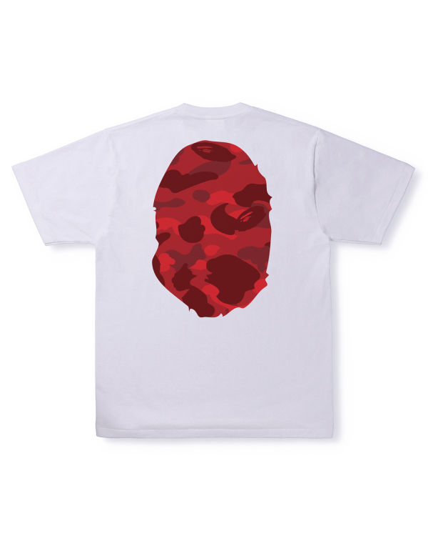 T Shirts Bape Color Camo Big Ape Head Blanche Homme | JGT-58658482