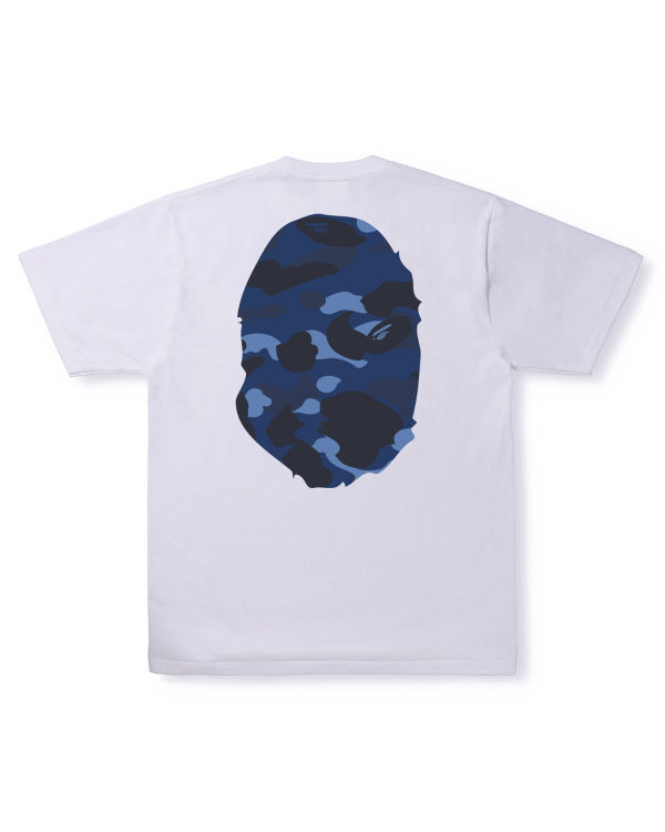 T Shirts Bape Color Camo Big Ape Head Blanche Homme | IJV-44449309