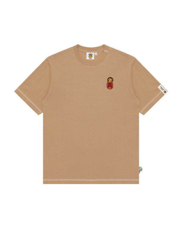 T Shirts Bape Milo Beige Homme | RJV-85878501