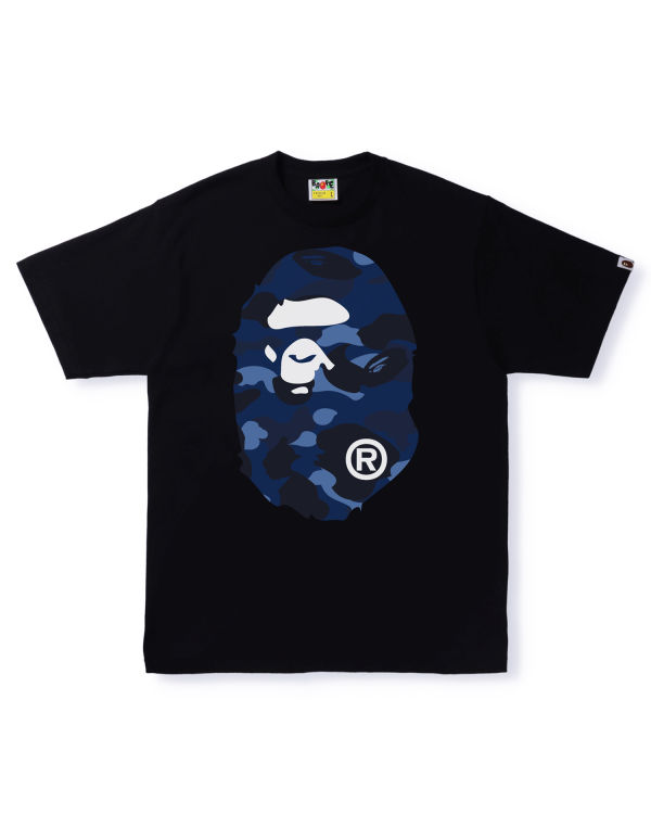 T Shirts Bape Color Camo Big Ape Head Noir Homme | FGV-26674042