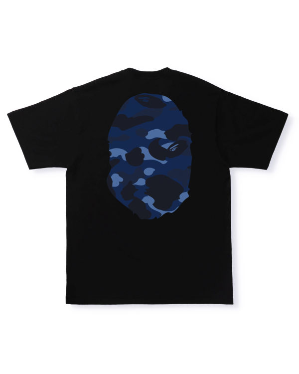 T Shirts Bape Color Camo Big Ape Head Noir Homme | FGV-26674042