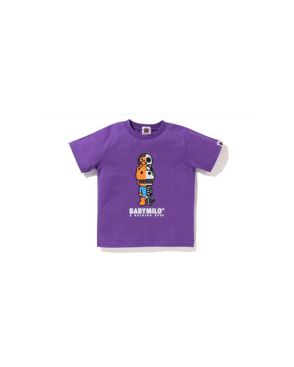 T Shirts Bape Glow In The Dark Rex Bone Violette Enfant | MVZ-93444622