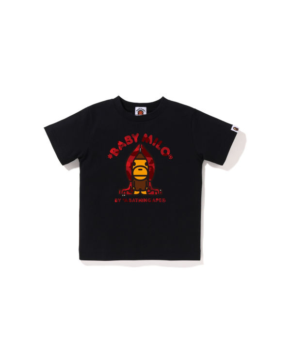 T Shirts Bape Color Camo Milo Noir Enfant | CMM-33692148