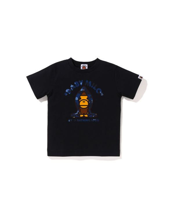 T Shirts Bape Color Camo Milo Noir Enfant | XAH-51922321