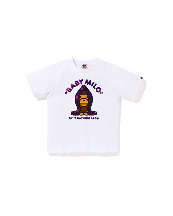 T Shirts Bape Color Camo Milo Blanche Enfant | DPZ-30654313