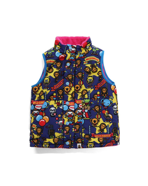 Gilet Bape Milo Circus Reversible Rose Enfant | RMI-80320678