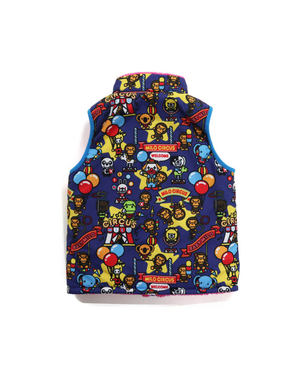 Gilet Bape Milo Circus Reversible Rose Enfant | RMI-80320678