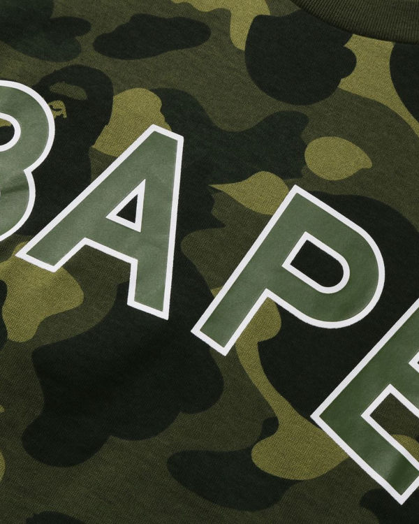 T Shirts Bape Color Camo Vert Homme | DRQ-20101822