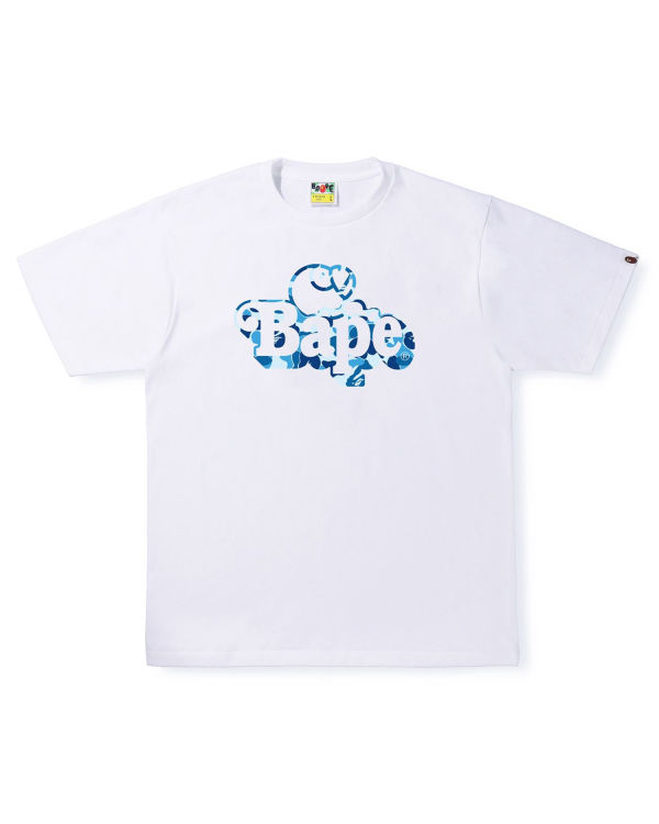 T Shirts Bape ABC Camo Milo On Blanche Homme | LUE-61889761