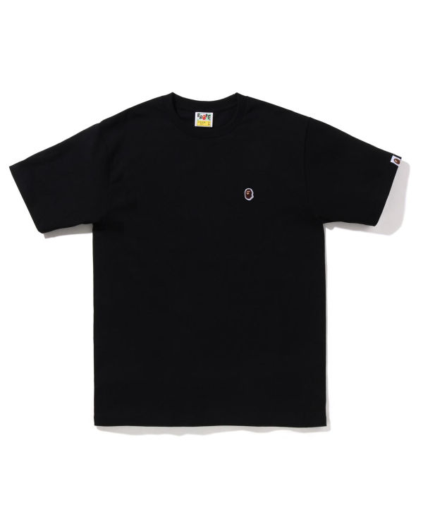 T Shirts Bape Ape Head One Point Noir Homme | EZQ-61636342