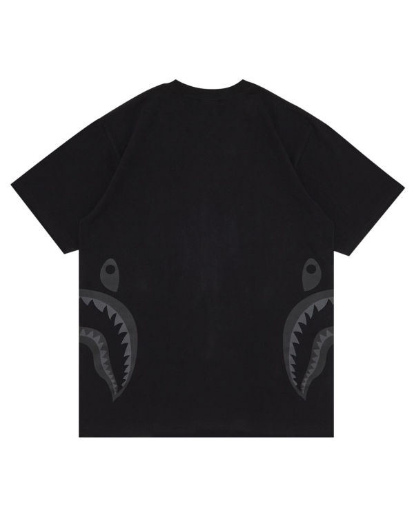 T Shirts Bape Side Shark Noir Homme | MRJ-86355879