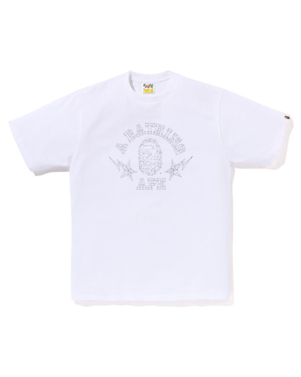 T Shirts Bape Tee Package Box #2 M Blanche Noir Homme | TVE-44766504