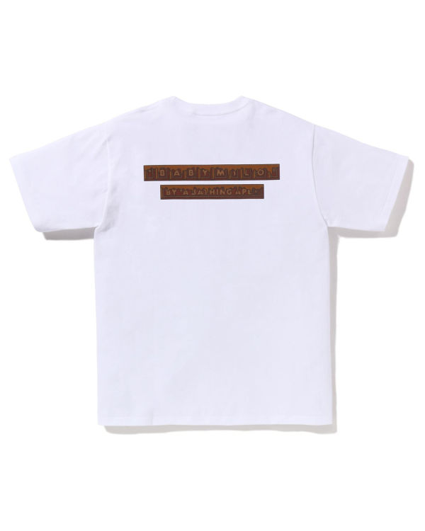 T Shirts Bape Valentine Chocolate Milo Blanche Homme | KAW-61225644