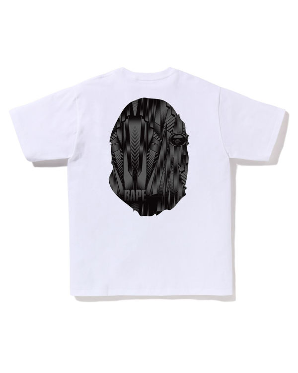 T Shirts Bape Speed Racer Big Ape Head Blanche Homme | DEO-98787415