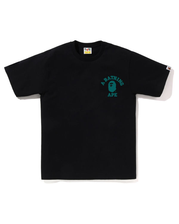 T Shirts Bape Speed Racer College ATS Noir Homme | CDF-13458284