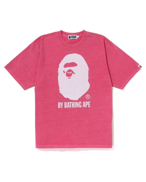 T Shirts Bape Overdyed By Bathing Ape Relaxed Rose Homme | WDO-57666131