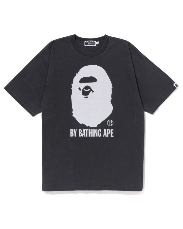 T Shirts Bape Overdyed By Bathing Ape Relaxed Noir Homme | HVC-56388581