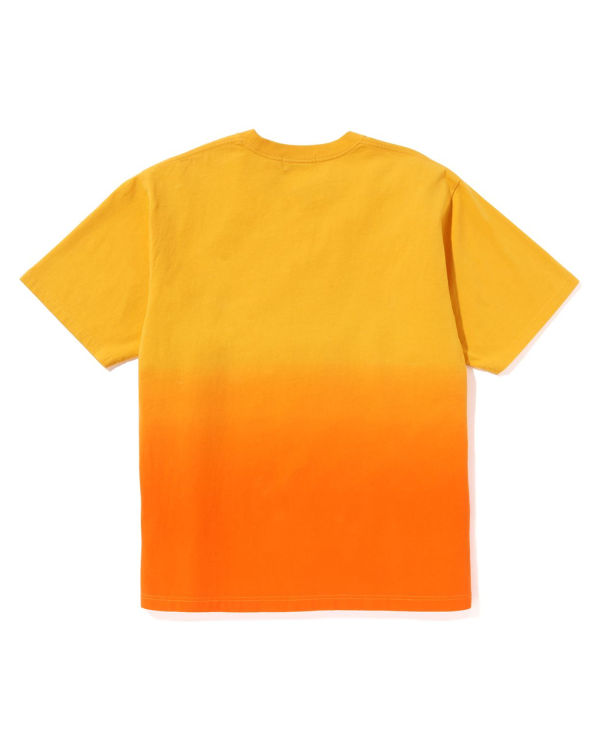 T Shirts Bape College Gradation Relaxed Fit Orange Homme | GNA-75752619