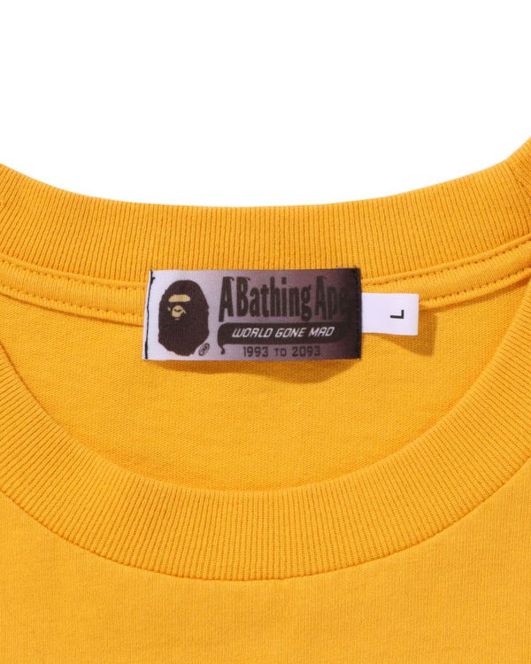 T Shirts Bape College Gradation Relaxed Fit Orange Homme | GNA-75752619