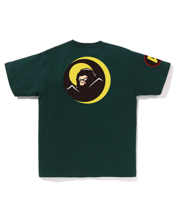 T Shirts Bape Shadow Vert Foncé Homme | GWT-28692047