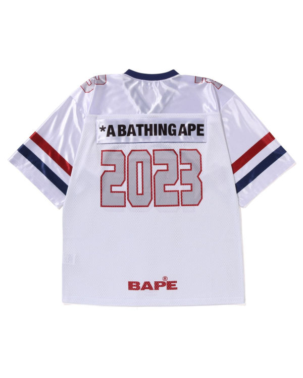 T Shirts Bape Football Jersey Blanche Homme | LCK-74472634