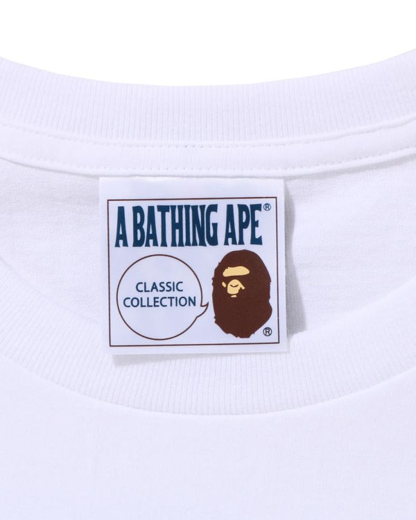 T Shirts Bape Bathing Ape Blanche Homme | WNX-57206225