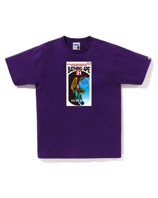 T Shirts Bape Bathing Ape Violette Homme | EEX-44604262