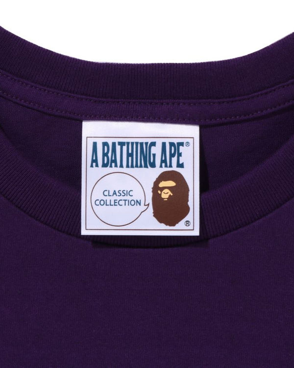 T Shirts Bape Bathing Ape Violette Homme | EEX-44604262