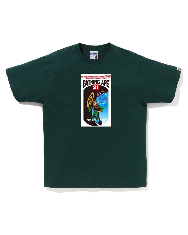 T Shirts Bape Bathing Ape Vert Homme | RLL-11296560