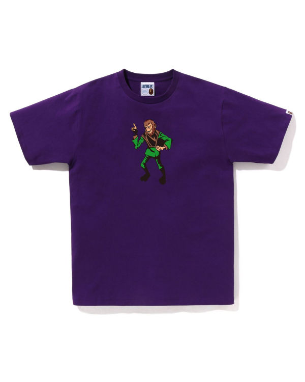 T Shirts Bape Ape Violette Homme | XAM-65650555