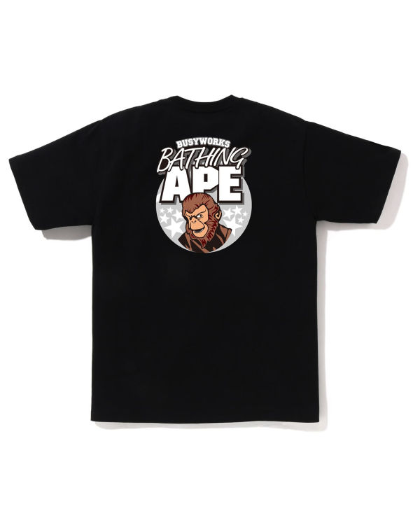 T Shirts Bape Ape Noir Homme | OQZ-70003312