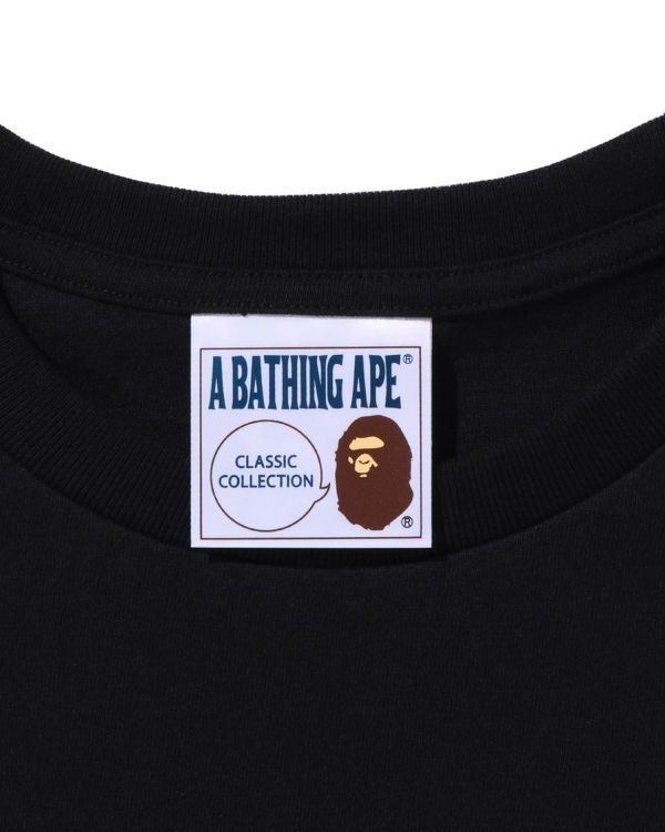 T Shirts Bape Ape Noir Homme | OQZ-70003312