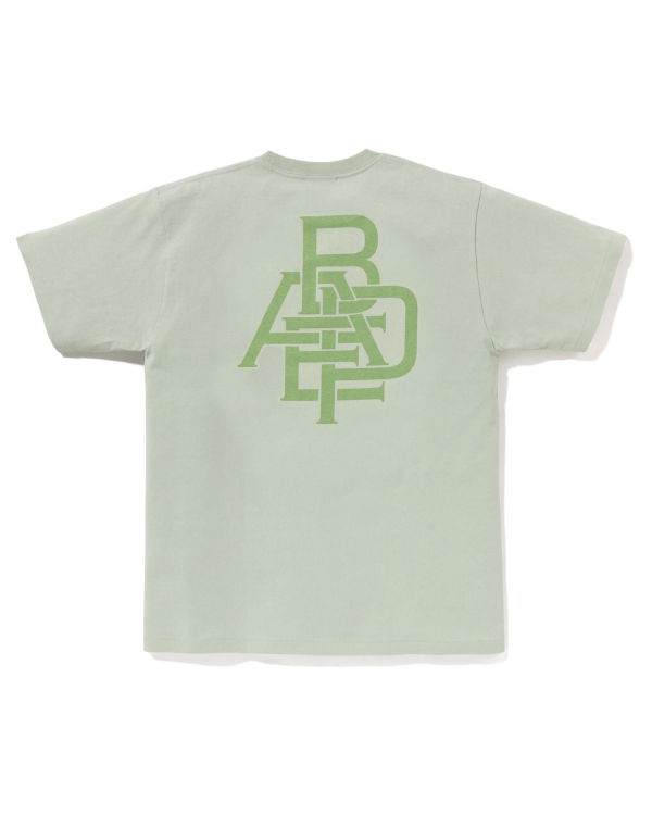 T Shirts Bape Pigment Logo Vert Clair Homme | BZI-40819548