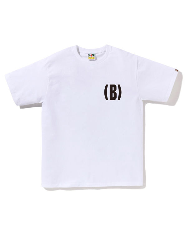 T Shirts Bape B One Point Blanche Homme | KZB-35395262