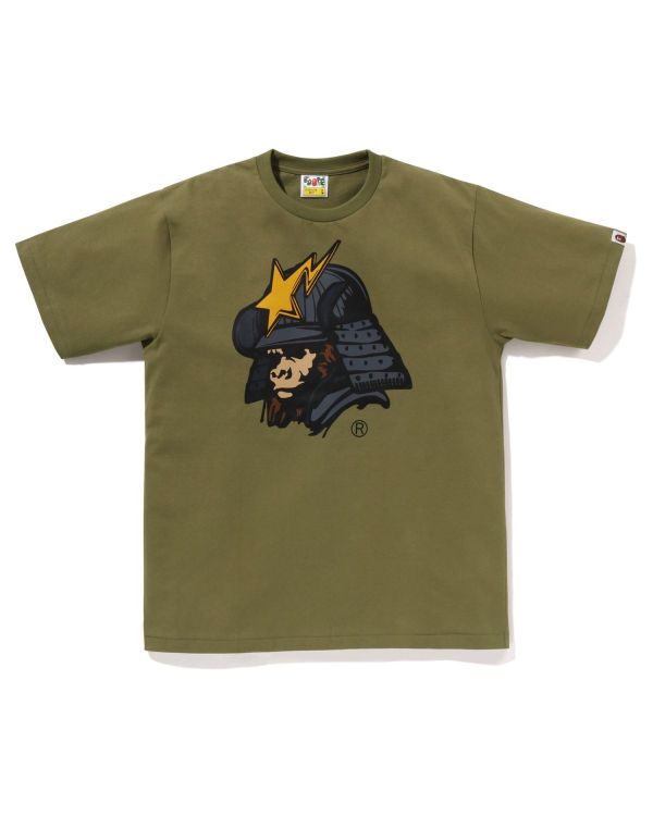 T Shirts Bape General Kabuto Vert Homme | IYC-92120278