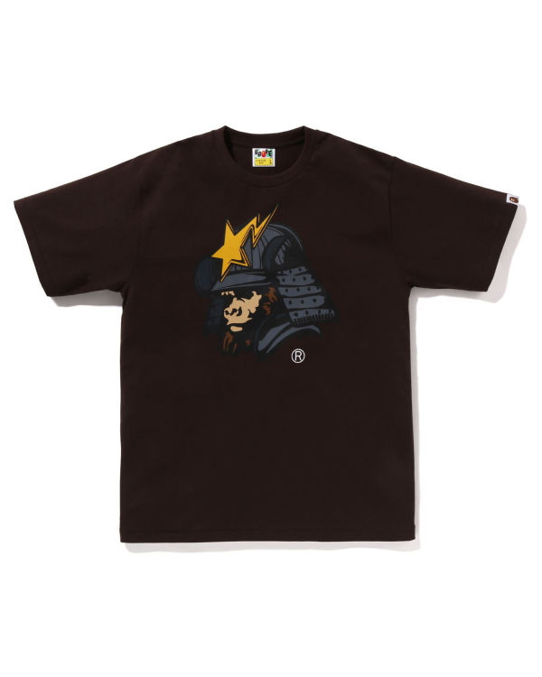 T Shirts Bape General Kabuto Marron Homme | CJL-56092811