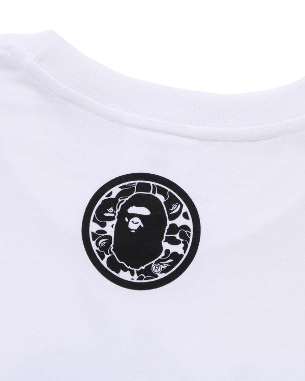 T Shirts Bape General Kabuto Blanche Homme | IHG-39037655